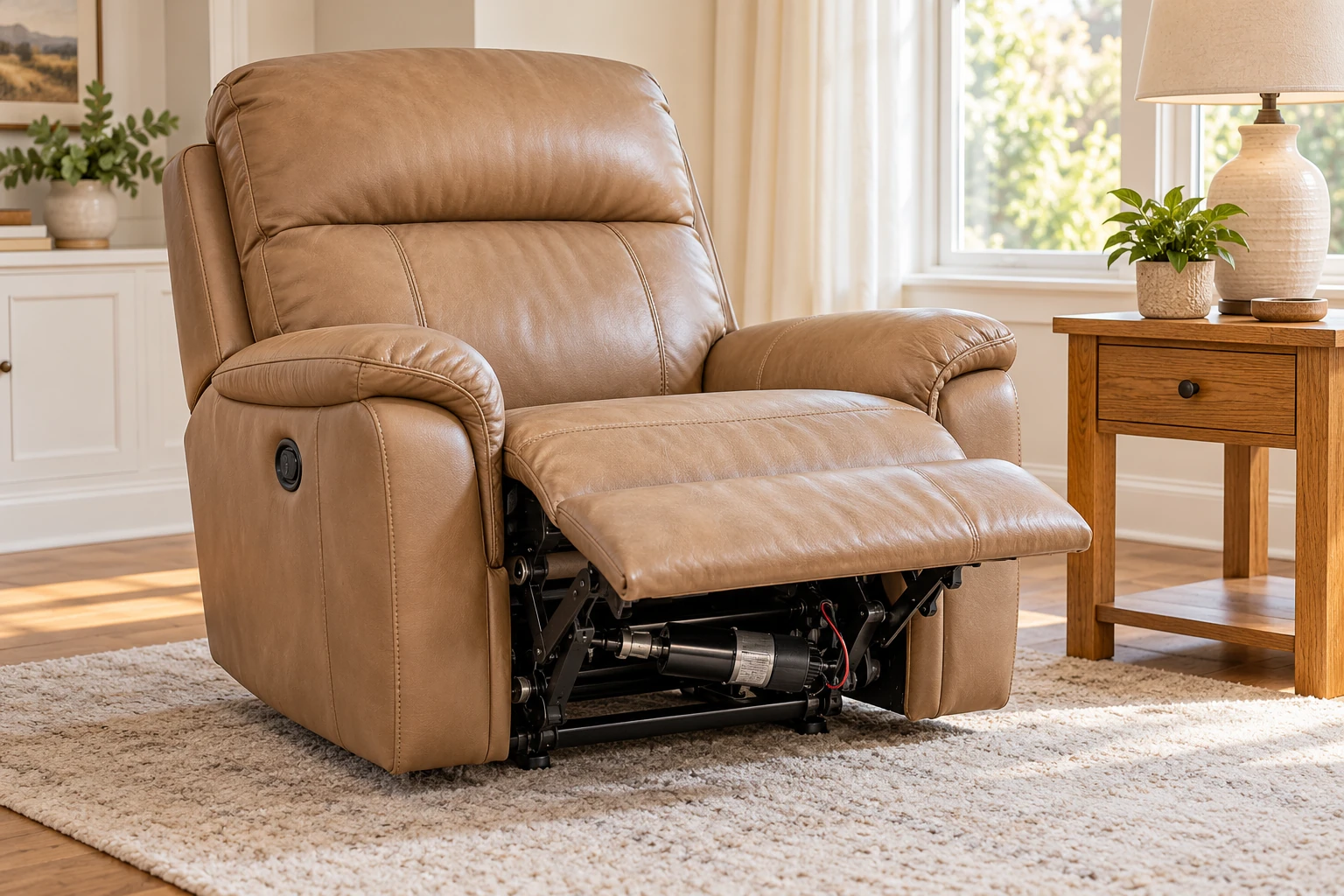 Power recliner repair — before repair